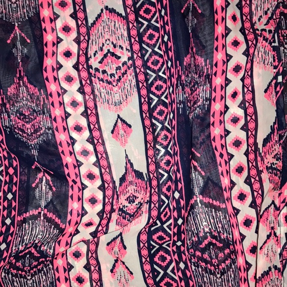 NWOT Bella D. Beautiful tribal boho short kimono - Picture 6 of 7